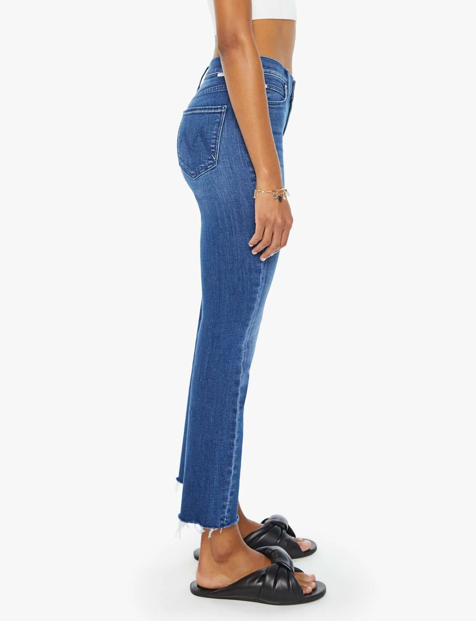 Mid Rise Dazzler Ankle Fray, Nothing Between Us