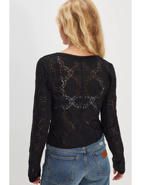 Jae Knit Long Sleeve, Black