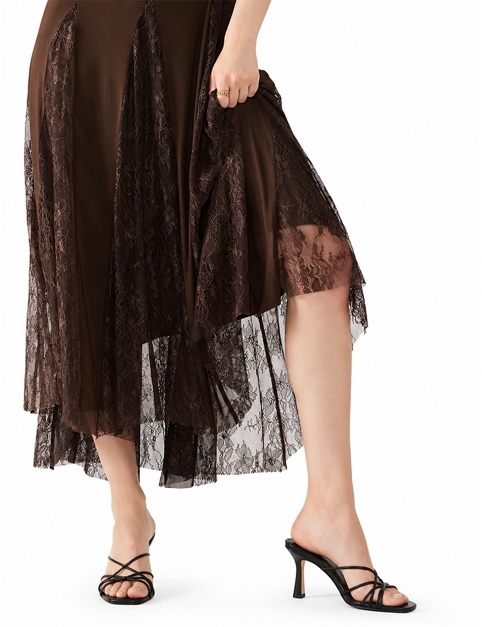 Vita Dress, Chocolate Brown
