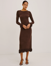 Alejandra Dress, Espresso