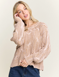 Juliet Knit Sweater, Khaki