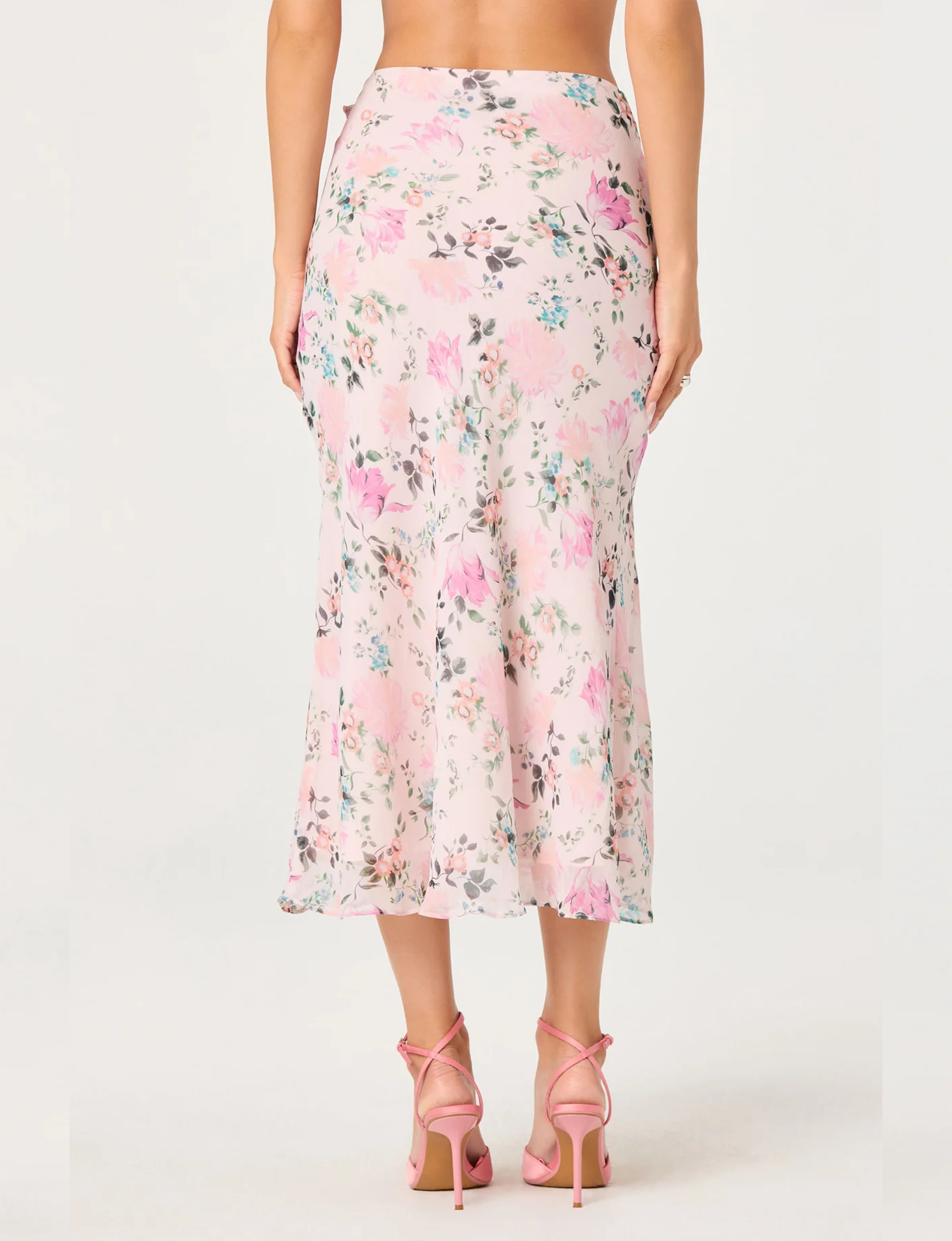 Ananda Skirt, Pink Floral