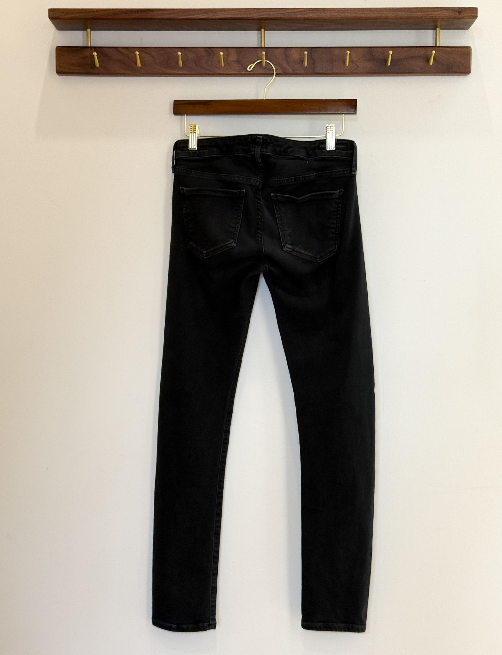 Citizens Of Humanity Racer Low Rise Skinny, Black