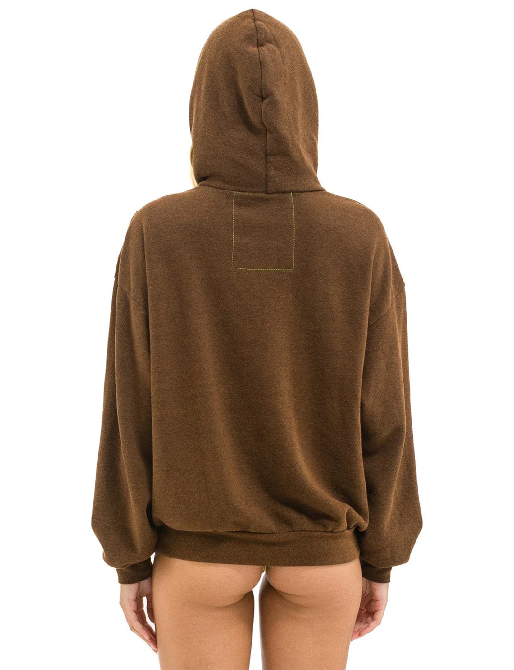 Relaxed Logo Pullover Hoodie, Chocolate