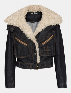 Lazuli Jacket, Washed Denim