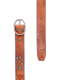 Upswing II Belt, Caramel Arctic/Teal Rustic