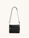VIP Medium Handbag, Black/Bushed Gold