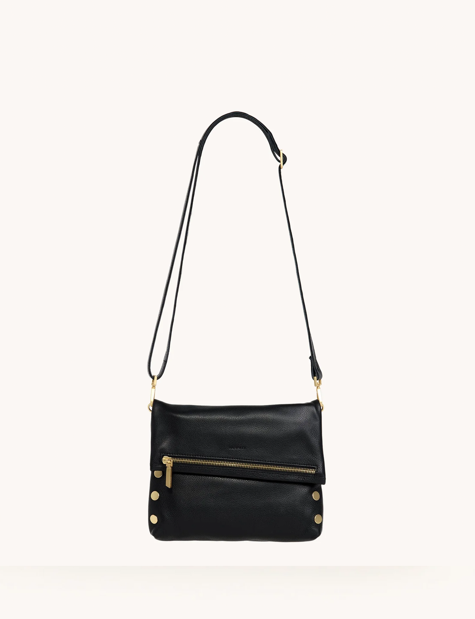 VIP Medium Handbag, Black/Bushed Gold