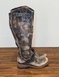 Freebird Tall Leather Boots, Distressed Brown