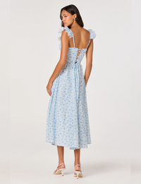 Wedelia Dress, Blue Floral