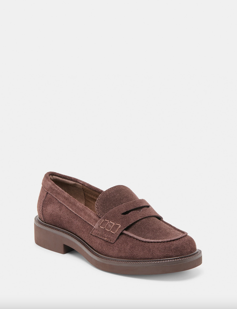 Tiggy Loafers, Mahogany Suede