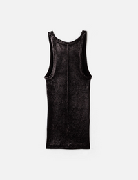 Ribbed Tank, Black Foil