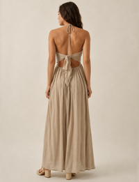 Senam Maxi Dress, Stone