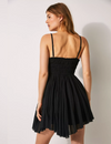 Delia Slip Dress, Black