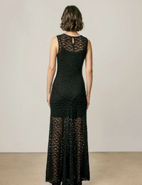 Carmen Lace Dress, Black