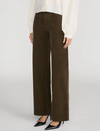 Le Slim Corduroy Modernist Palazzo, Rich Military
