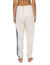 5 Stripe Sweatpants, Vintage White/Multi