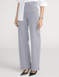 Le Slim Palazzo, Navy/Stripe
