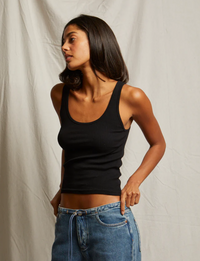 Mia Tank, True Black