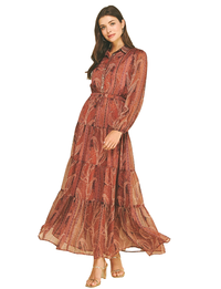 Presley Maxi Dress, Rust