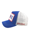 Free Trucker Hat, Royal Blue/White