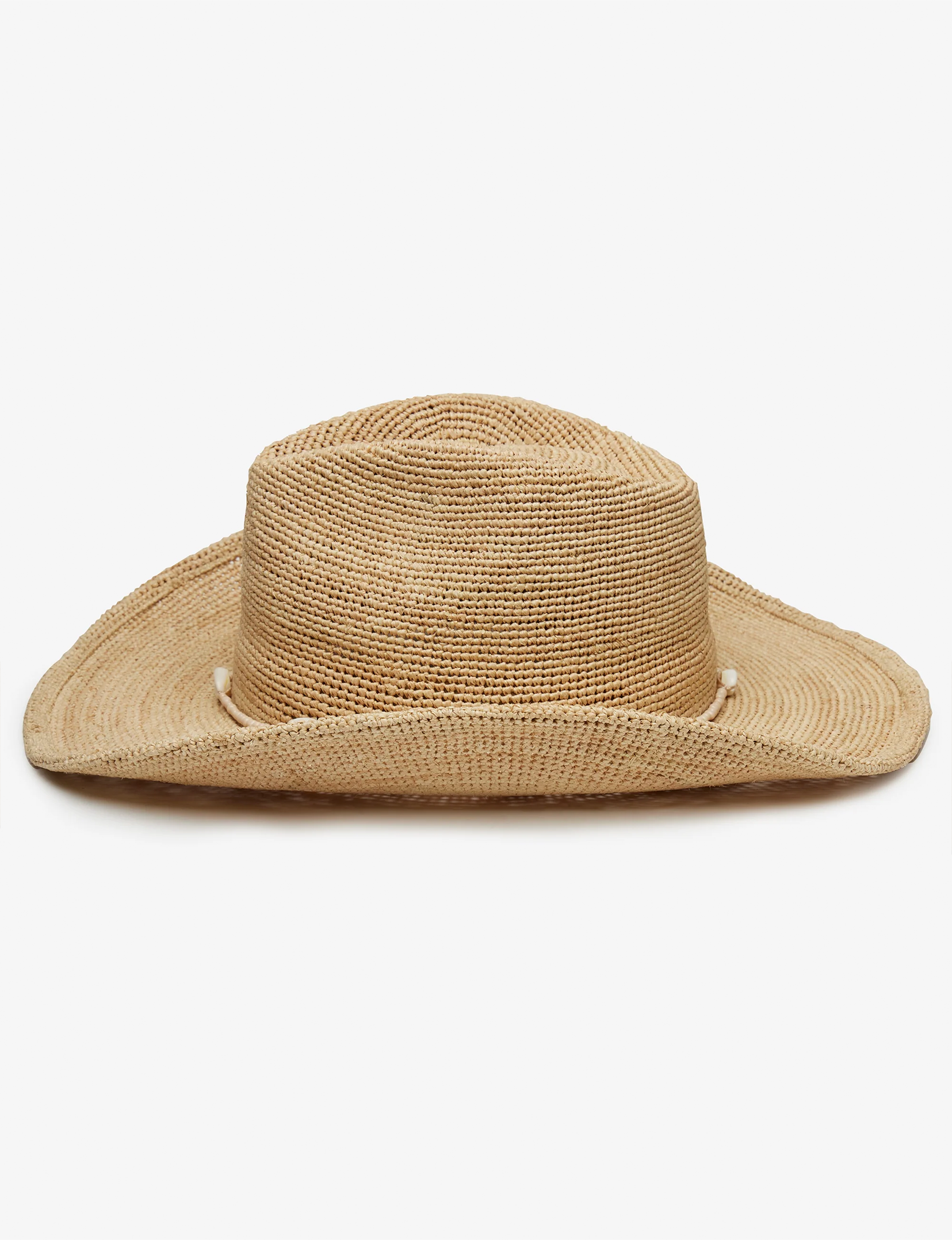 Reed Raffia Cowboy Hat, Natural