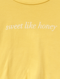 Sweet Like Honey Tee, Misted Yellow