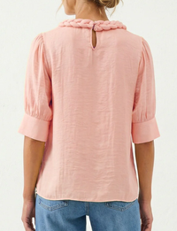 Florence Braided Blouse, English Rose
