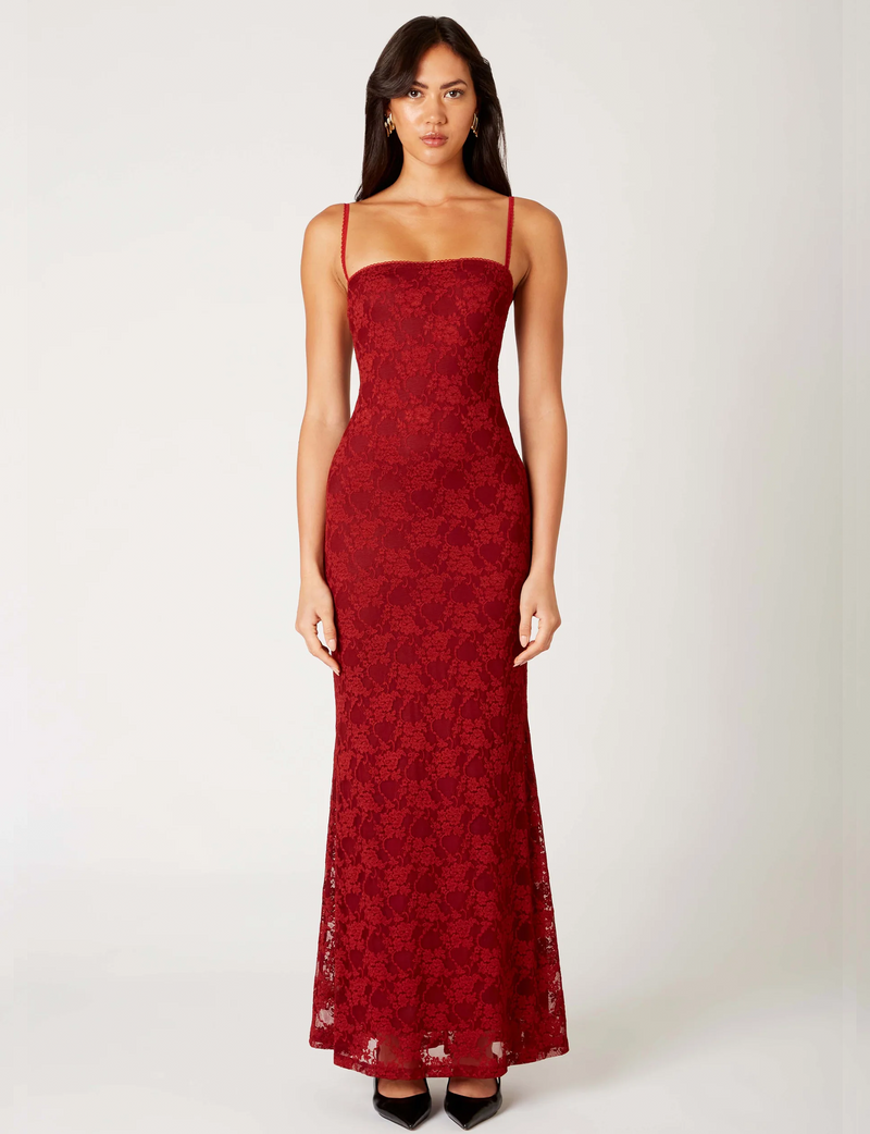 Vetiver Dress, Merlot