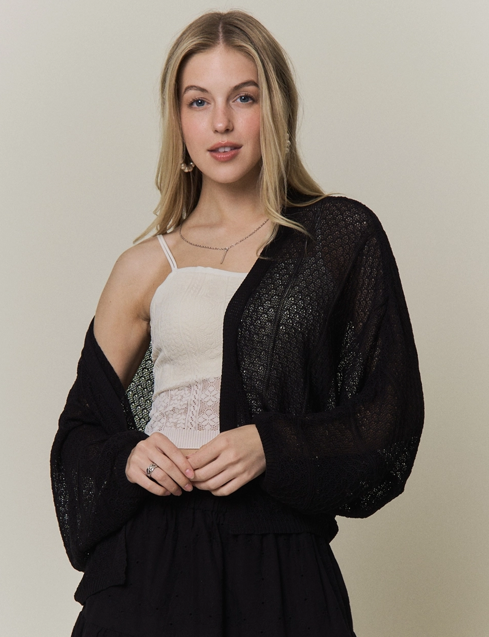 Cera Cardigan, Black