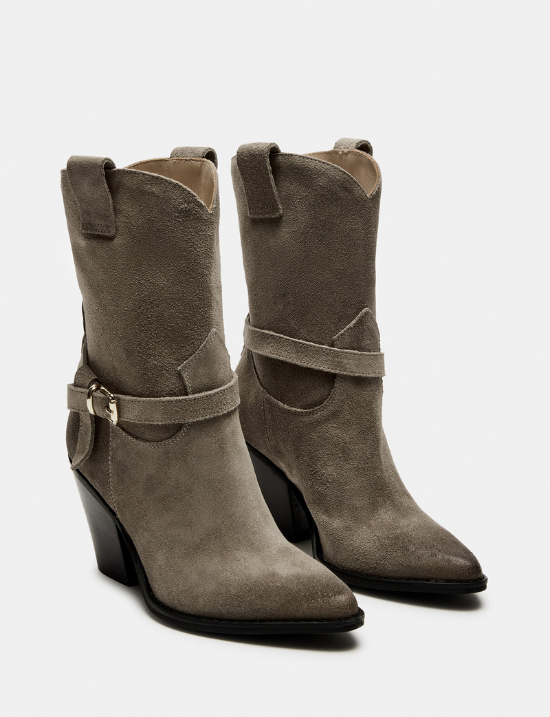 Hardy Bootie, Khaki Suede