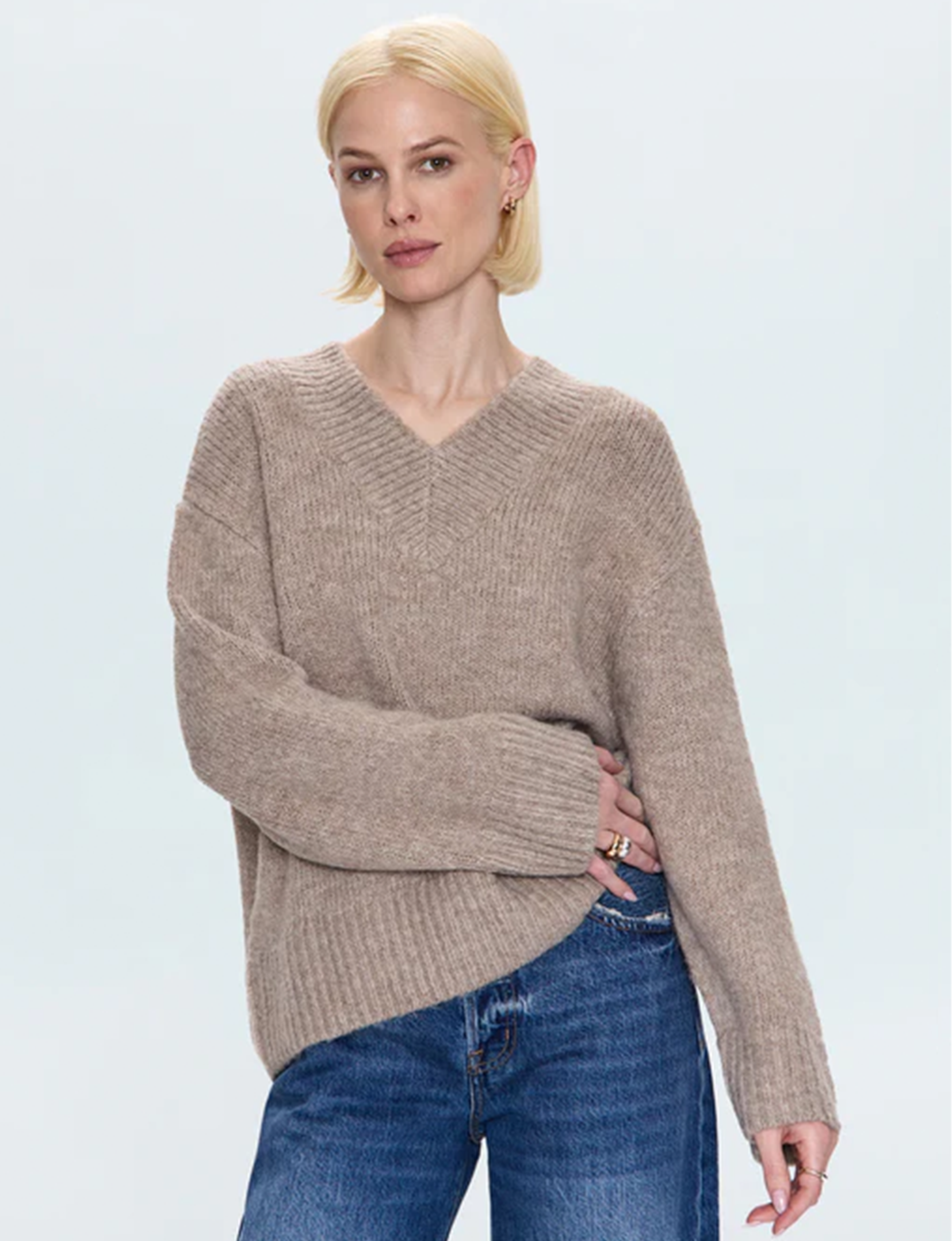 Talia Sweater, Taupe