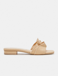 Alumni Raffia Sandals, Natural