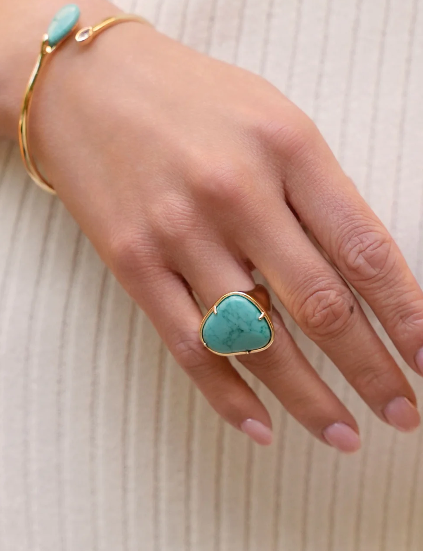 Solstice Ring, Turquoise