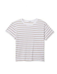 Everett Jersey, Driftwood/White Stripe