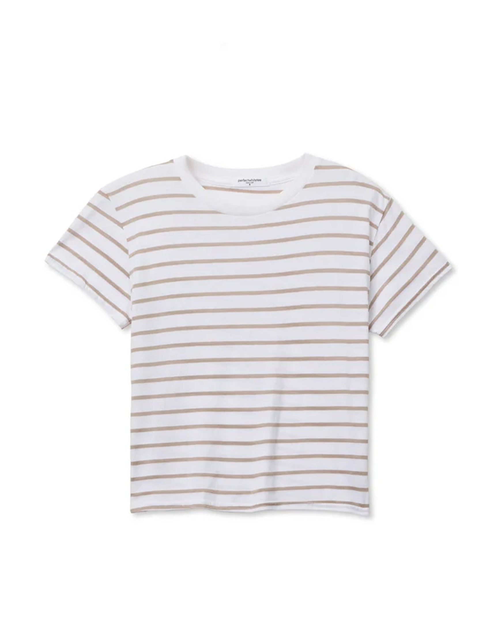 Everett Jersey, Driftwood/White Stripe