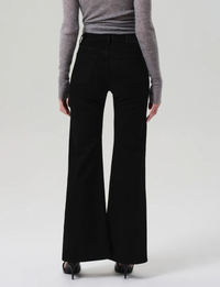 Horsebit Flare, Rich Black