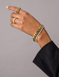 Karla Tennis Bracelet, Gold