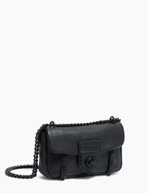 Chain Reaction Mini Shoulder Bag, Black