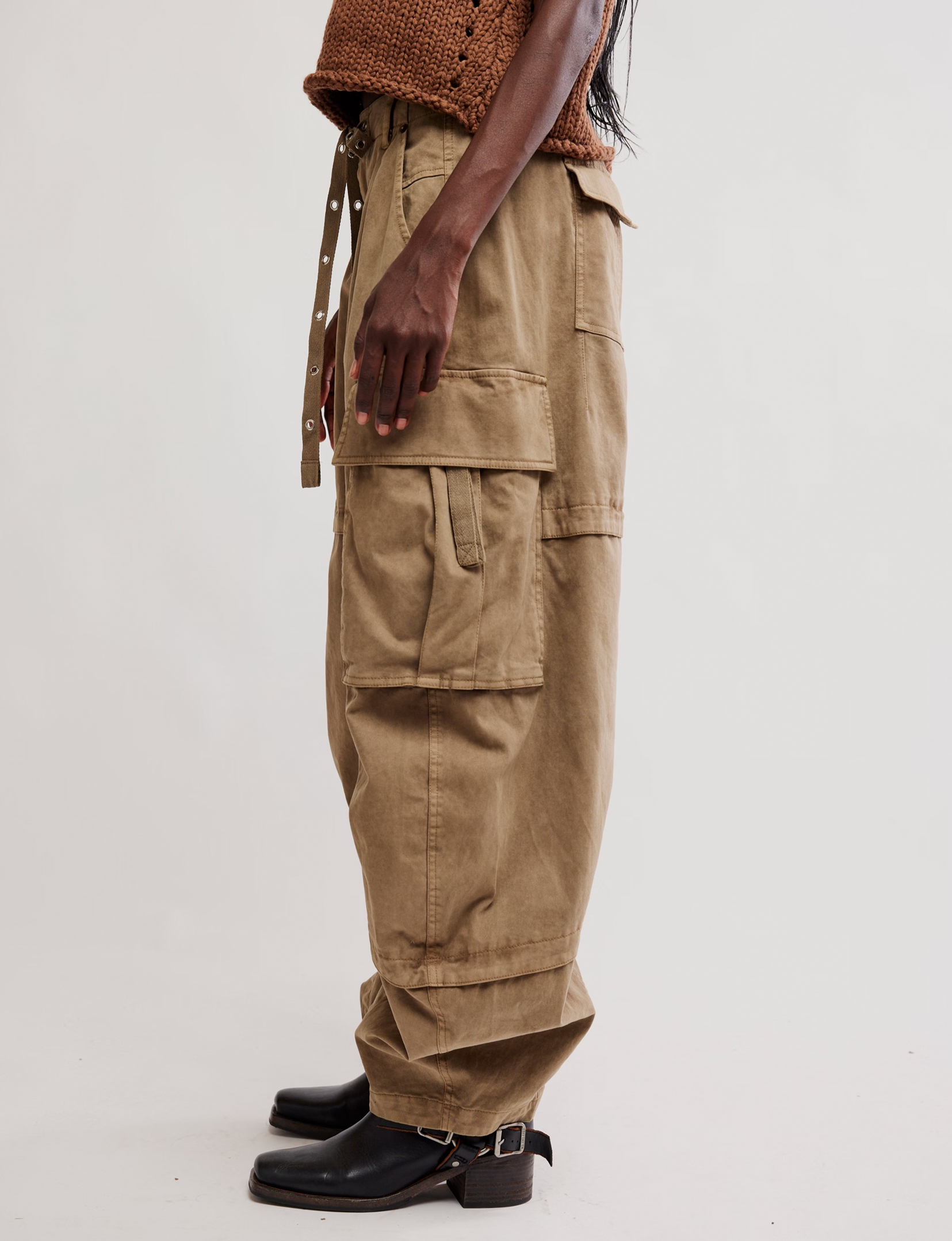 Reef Curved Cargo Twill Pants, Aloe