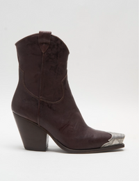 Brayden Western Boot, Hot Fudge