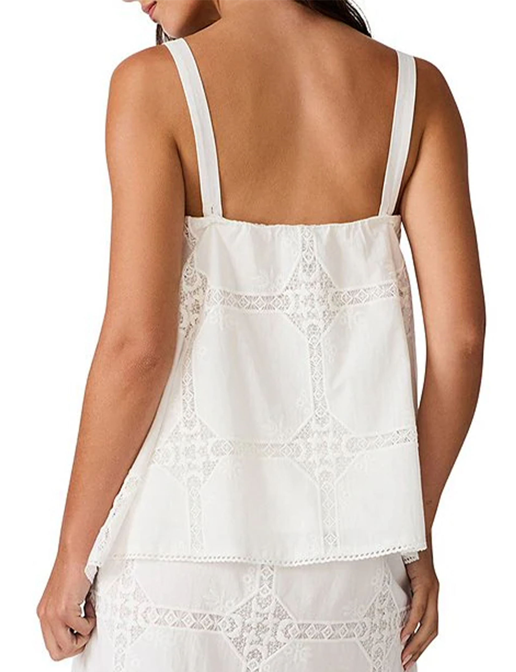 Ainslee Eyelet Top, Antique