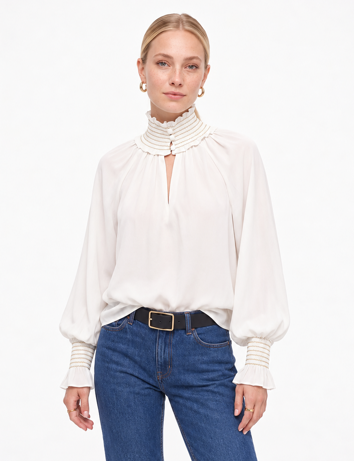 Victoria Blouse, Off White