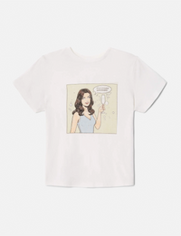 5 O'Clock Classic Tee, Vintage White