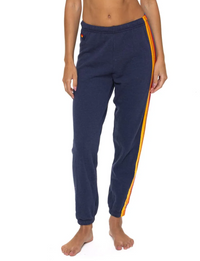 5 Stripe Sweatpants, Navy/Multi