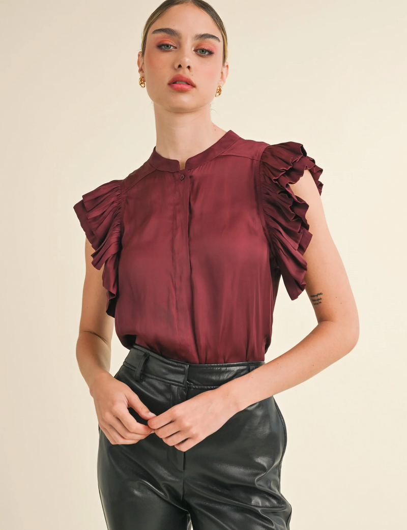 Audrey Blouse, Wine