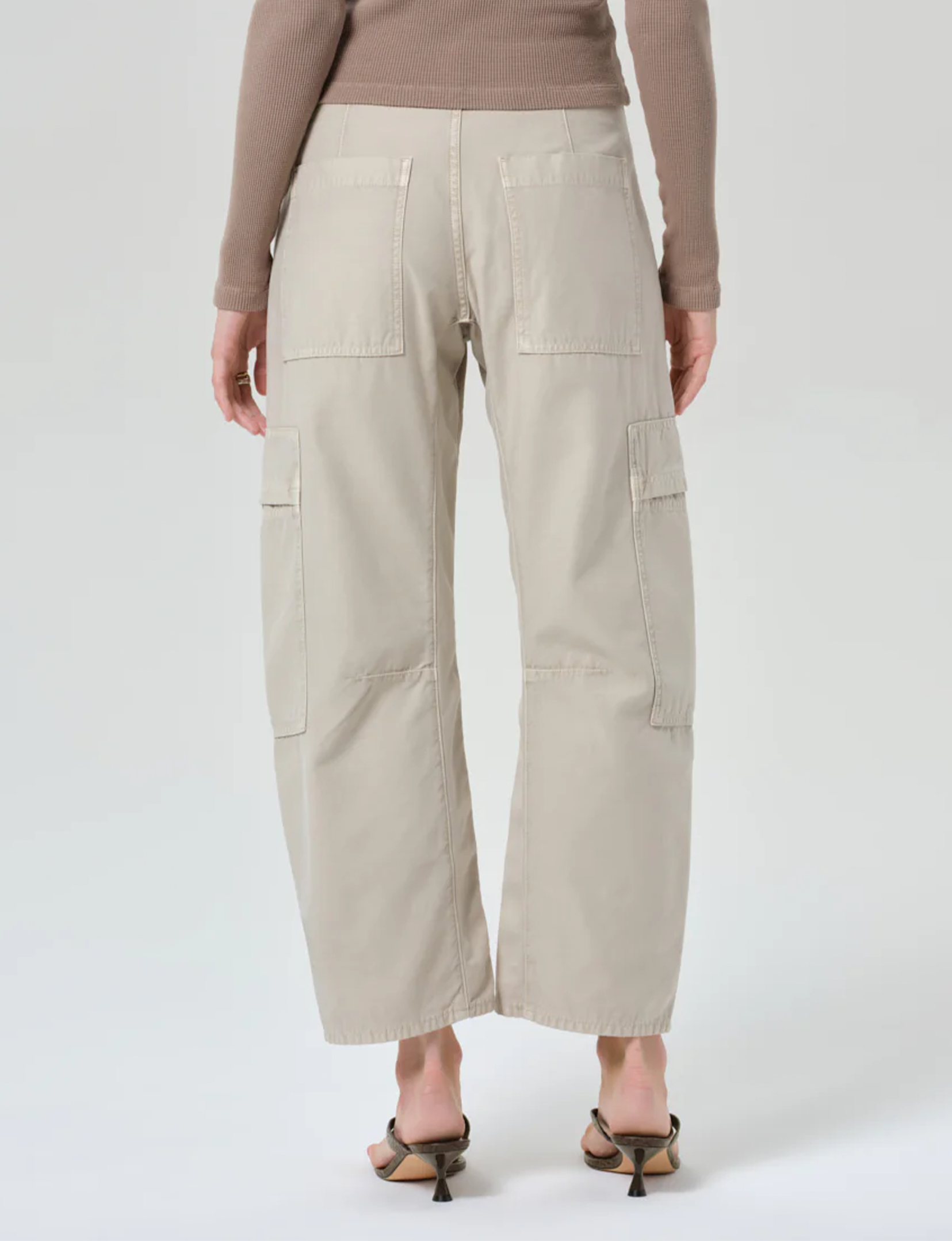 Marcelle Low Slung Cargo Pants, Burnished Quartz