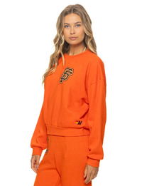 SF Giants Relaxed Crew Sweatshirt, Orange