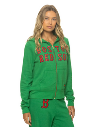 Boston Red Sox Zip Hoodie, Kelly Green
