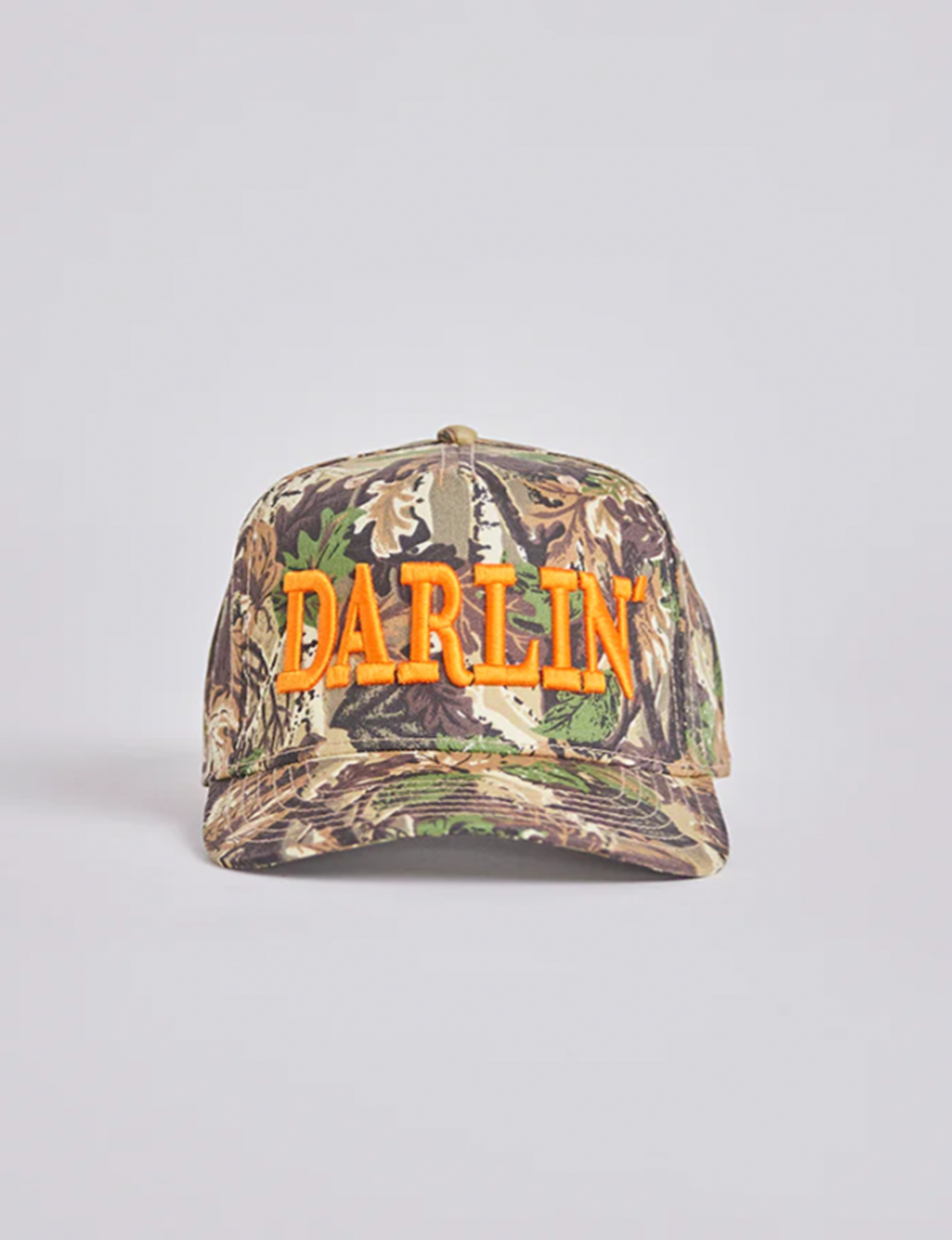 Snapback Heritage Hat, Camo/Orange